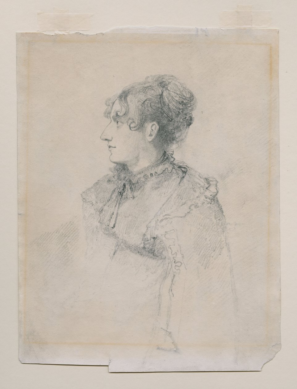 Portrait of Mrs Parr(?), sister of Mrs John Sell Cotman, Called 
