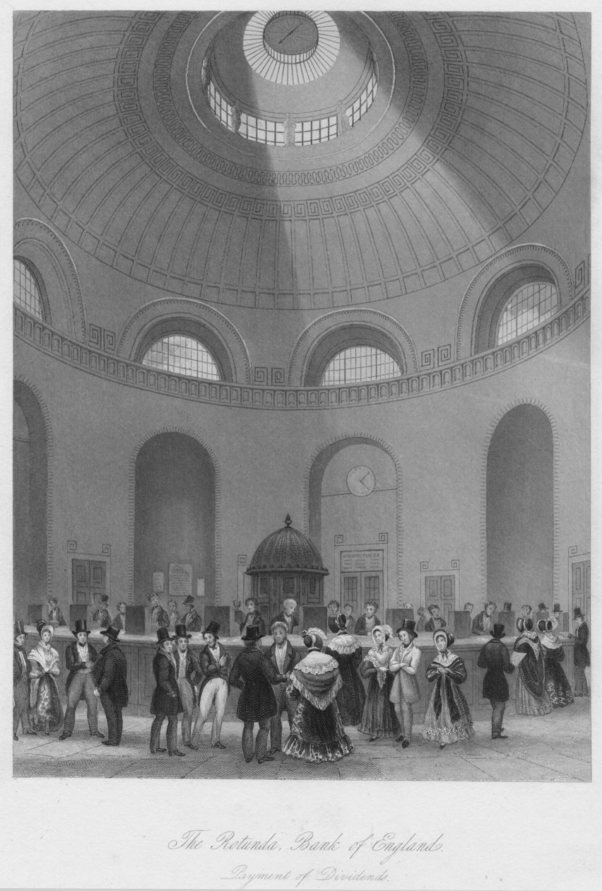The Rotunda, Bank of England - Payment of Dividends by John Shury
