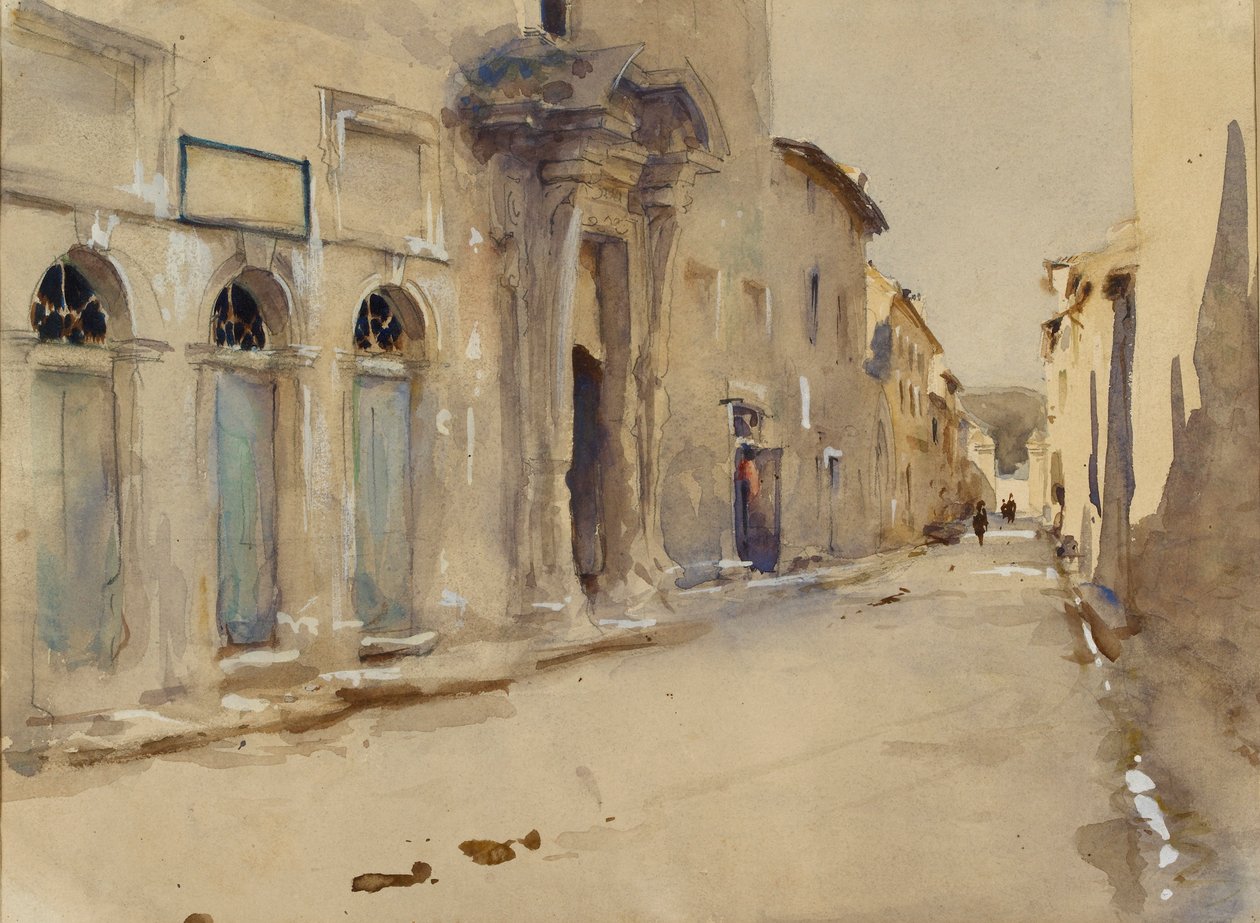 A Street in Spain by John Singer Sargent