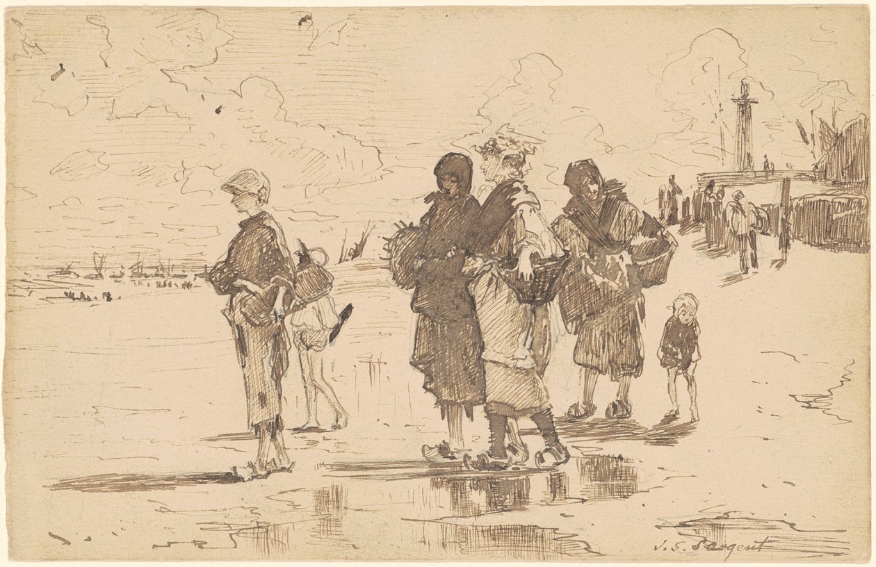Setting Out to Fish, 1878 by John Singer Sargent
