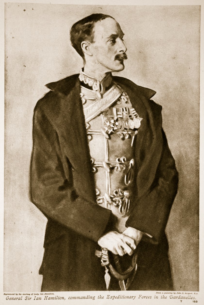 General Sir Ian Hamilton, commanding the Expeditionary Forces in the Dardanelles, 1914-19 by John Singer Sargent