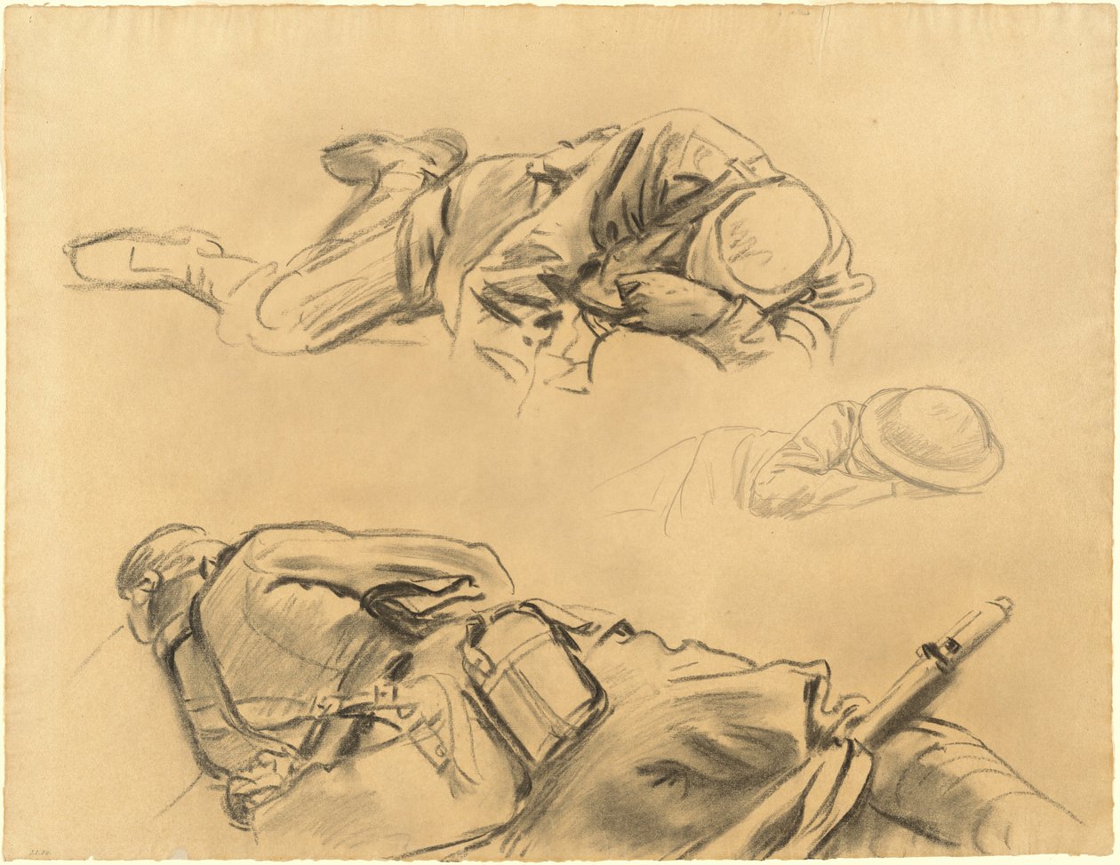 Studies for Gassed by John Singer Sargent
