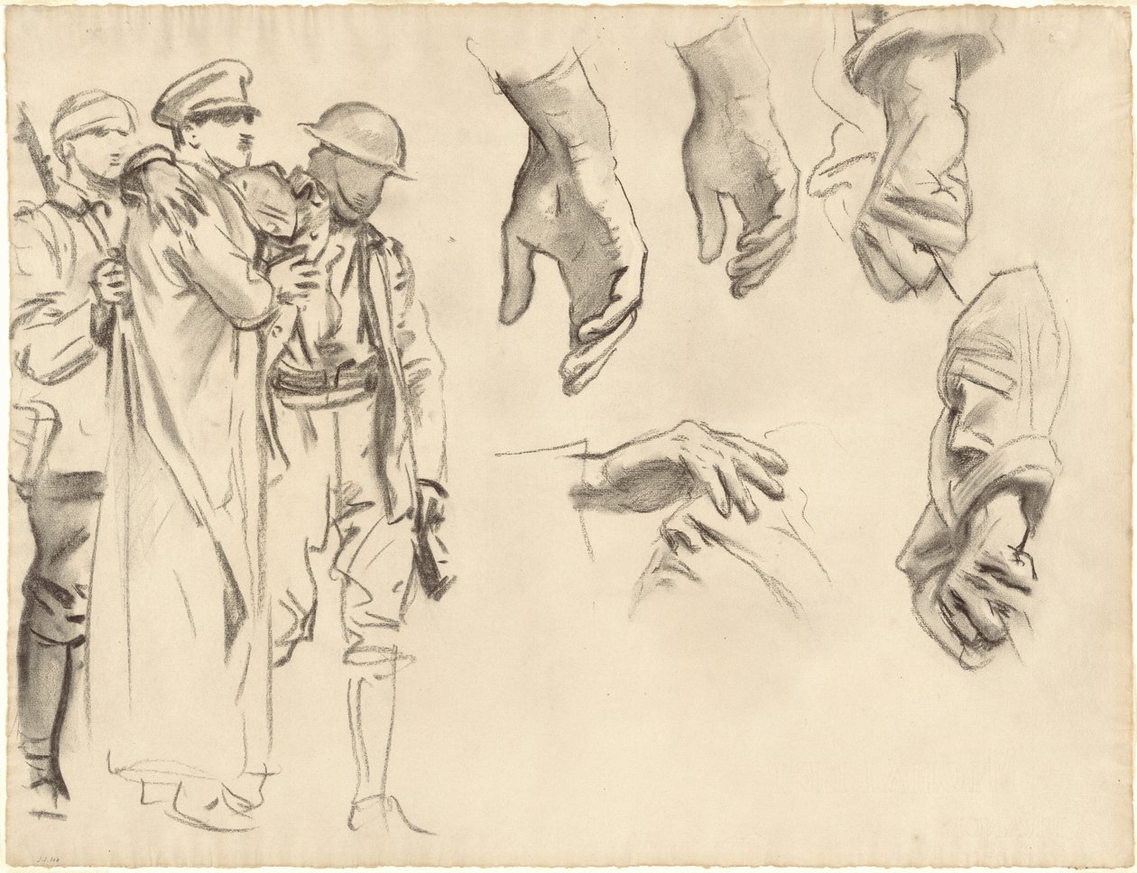 Studies for Gassed by John Singer Sargent