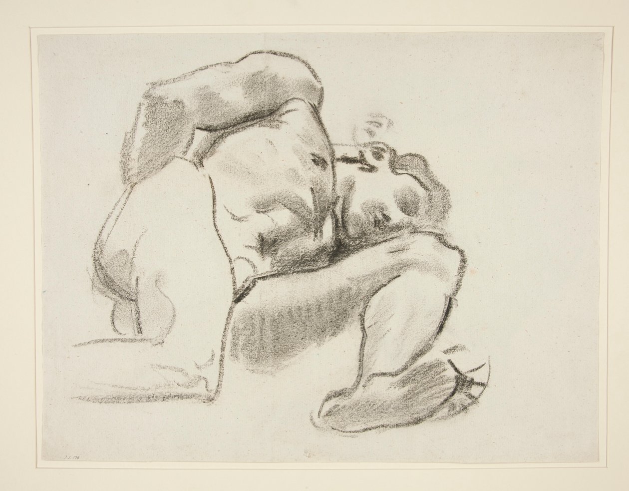 Study for Prometheus, Rondel, Rotunda, Museum of Fine Arts Boston by John Singer Sargent