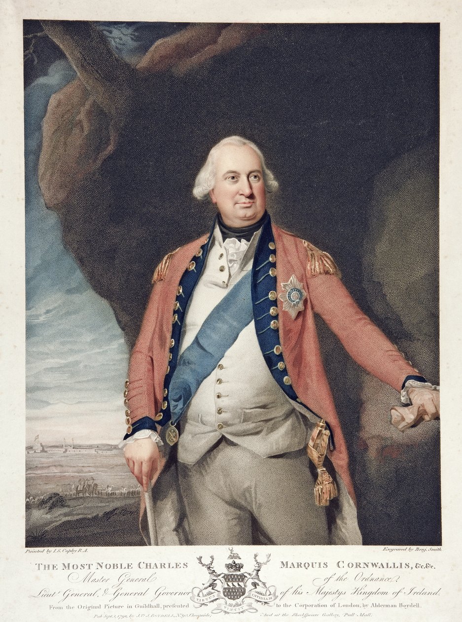 The Most Noble Charles Marquis Cornwallis by John Singleton (after) Copley