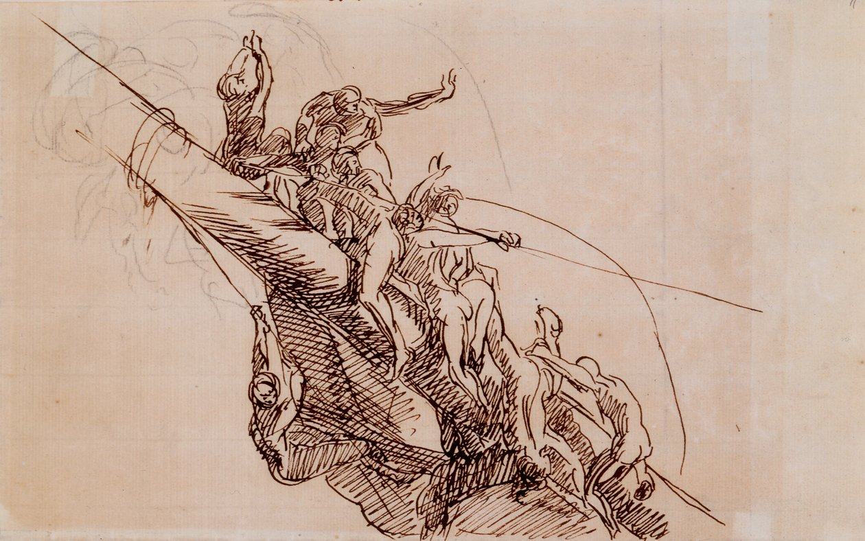 Figures Clinging to Wreckage by John Singleton Copley