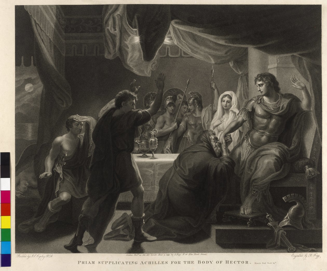 Priamus Beseeching Achilles for the Dead Body of Hector by John Singleton Copley