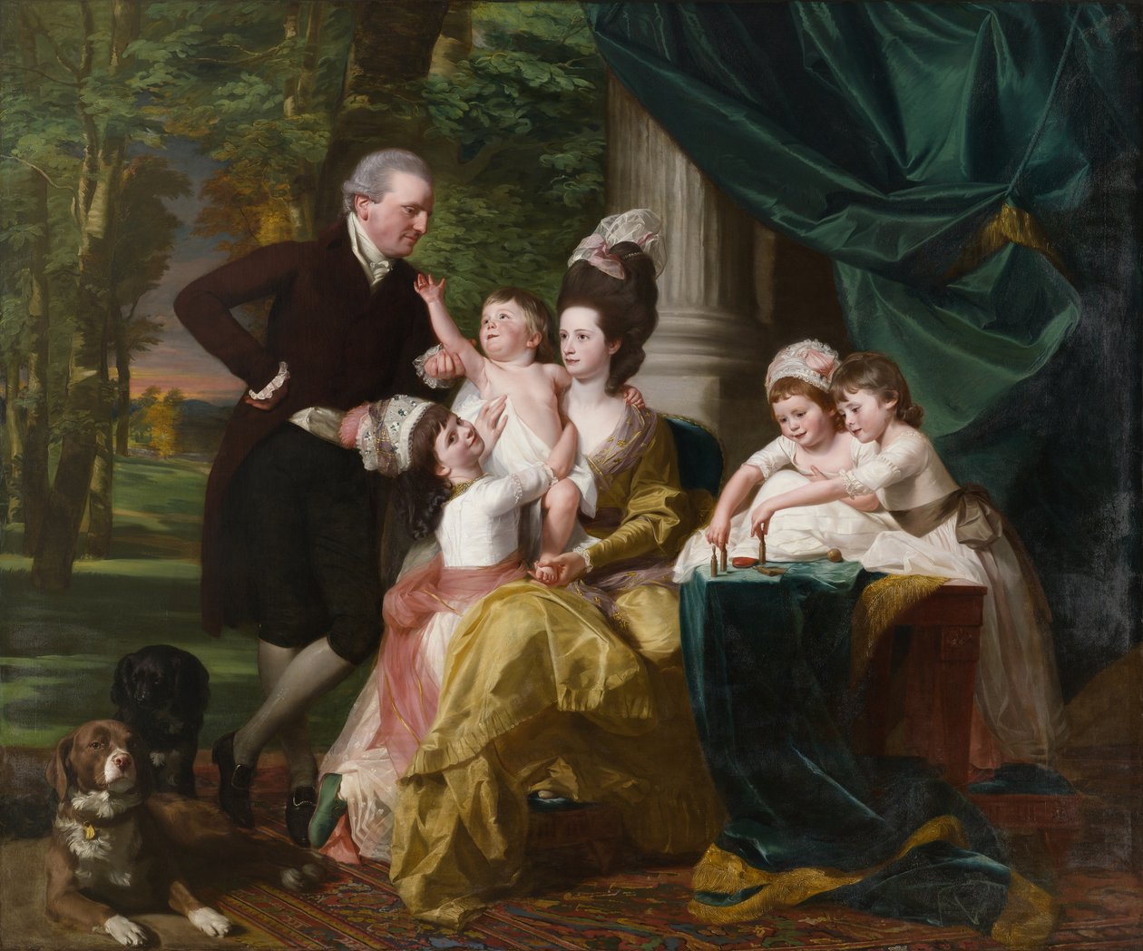 Sir William Pepperrell and His Family by John Singleton Copley