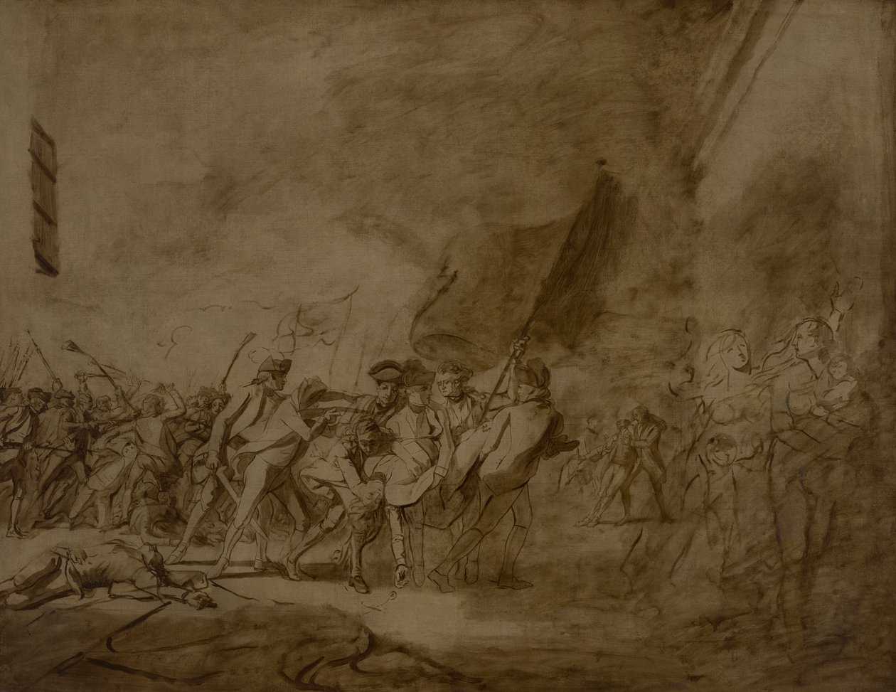 The Death of Major Pierson (1757-1781) by John Singleton Copley