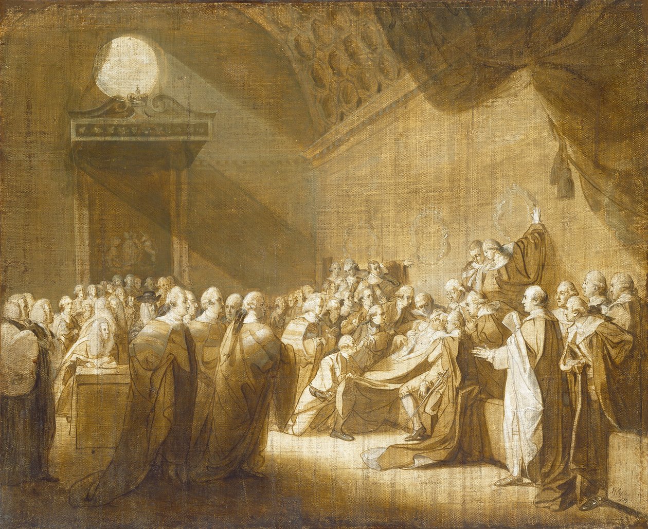 The Death of the Earl of Chatham, 1779 by John Singleton Copley