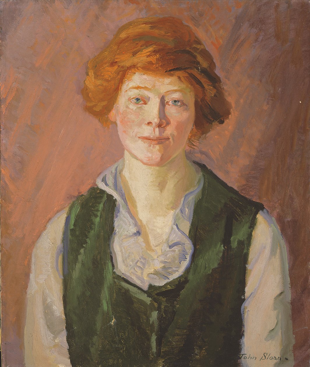 Green Vest (Jennie Doyle) 1914-15 by John French Sloan