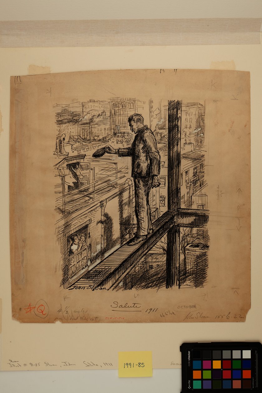 Salute by John French Sloan