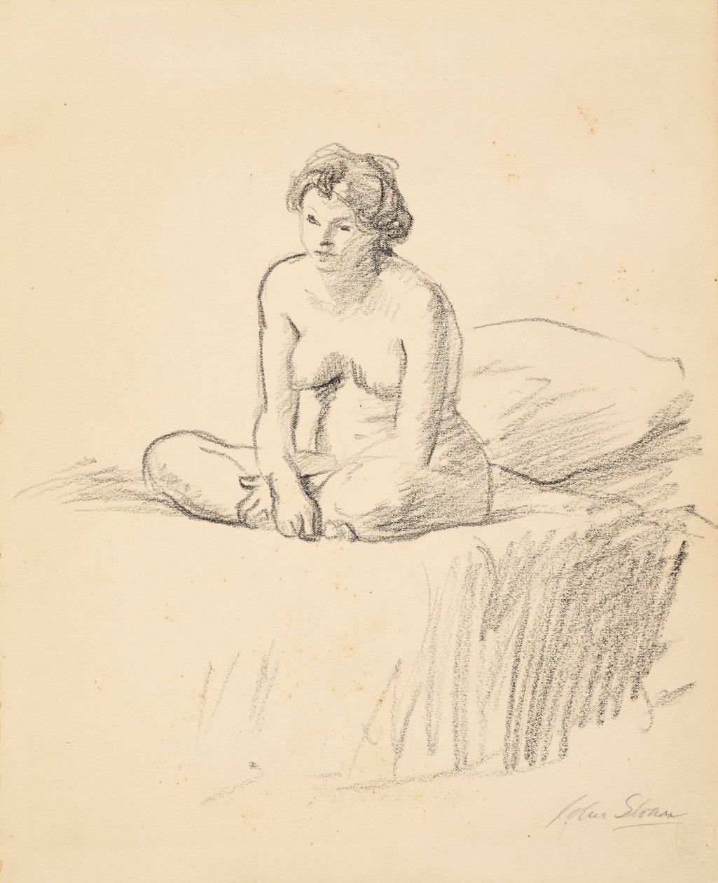 Seated Nude by John French Sloan