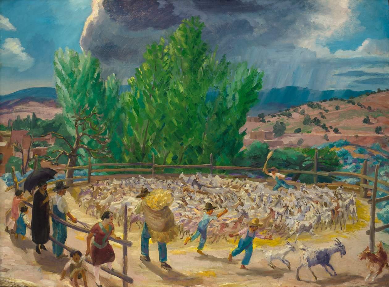 Threshing Floor, Santa Fe by John French Sloan