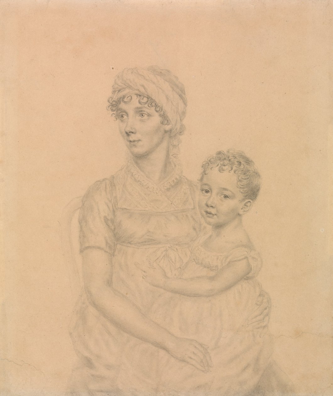 Lady Wigram with Her Infant Son, William Pitt Wigram by John Smart