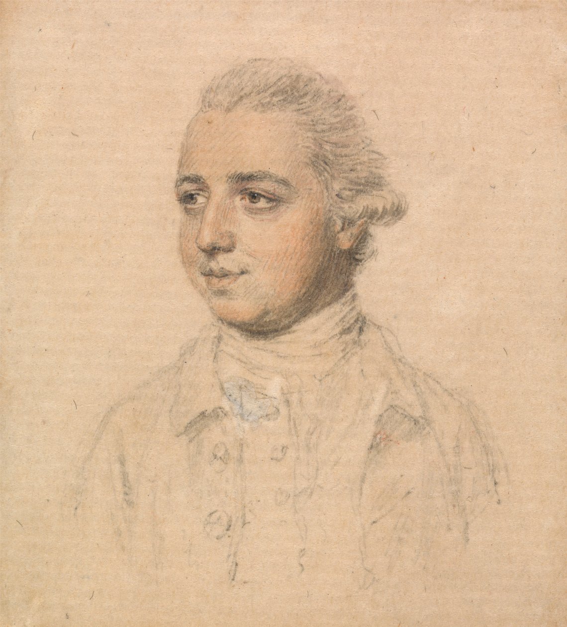 Portrait of a Young Man Facing Left by John Smart