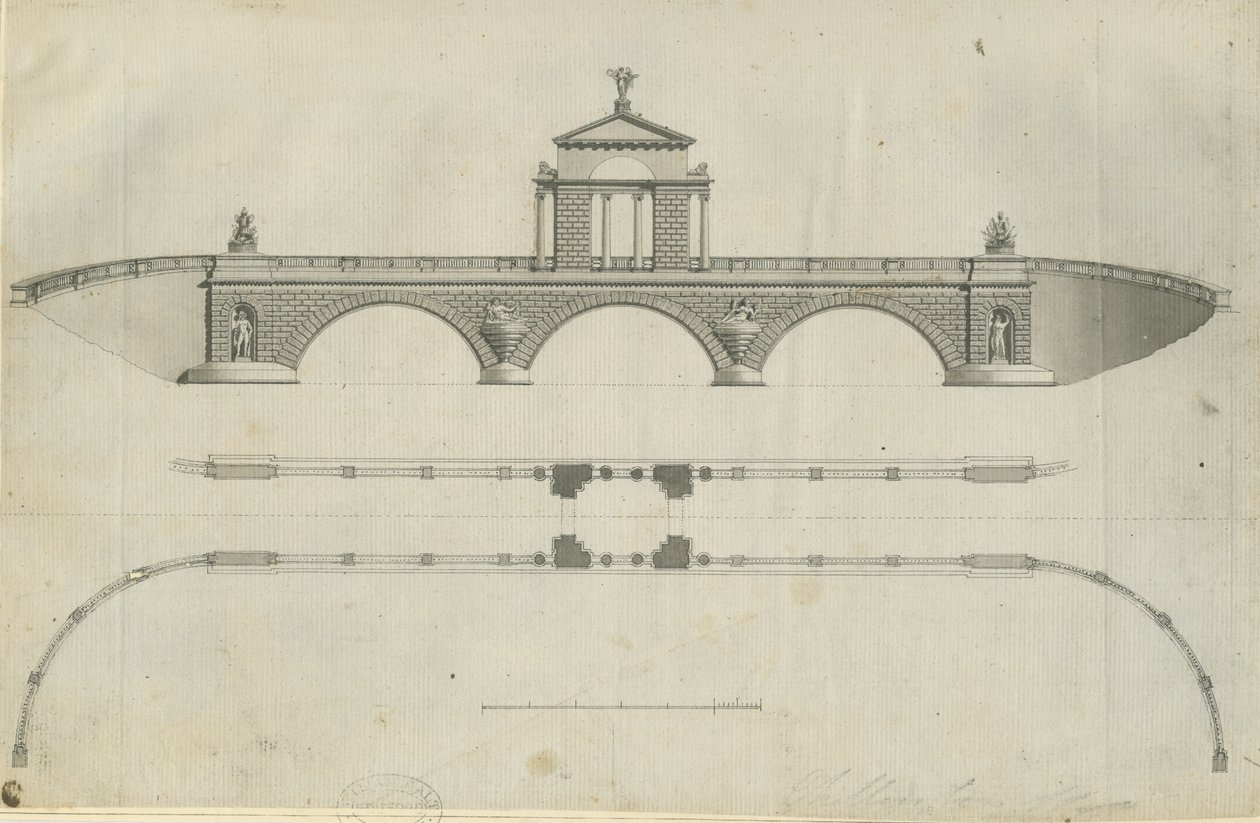 Chillington Park - Proposed Bridge by John Soane
