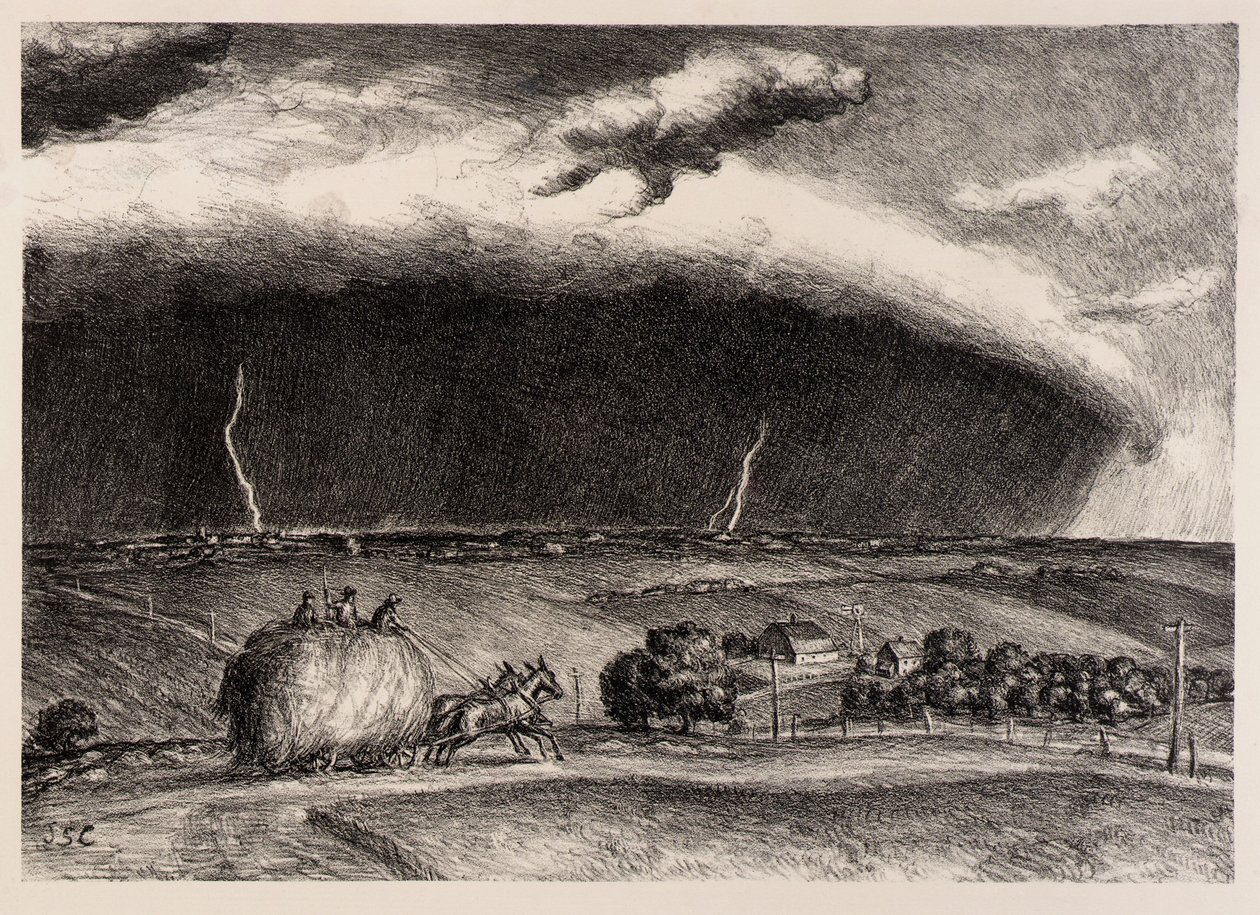 The Line Storm by John Steuart Curry