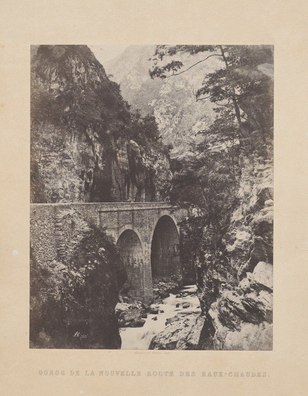 Gorge of the New Eaux-Chaudes Road by John Stewart
