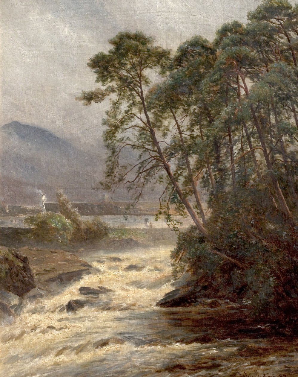 On the Dockart, Killin, Perthshire, Scotland by John Surtees