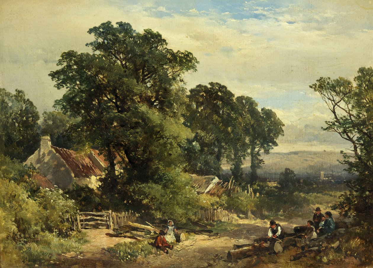 Landscape by John Syer: Highest-quality art reproduction