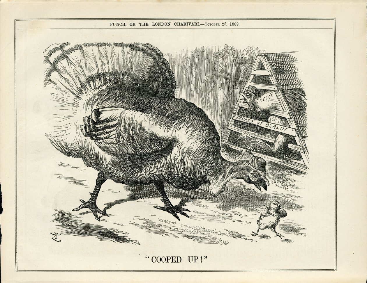Illustration of John Tenniel in Punch by John Tenniel