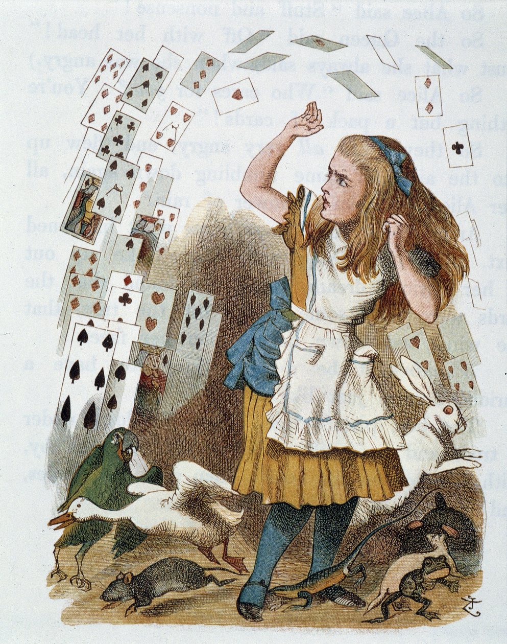 Alice In Wonderland Lewis Carroll Originale Tegninger Farge Alice