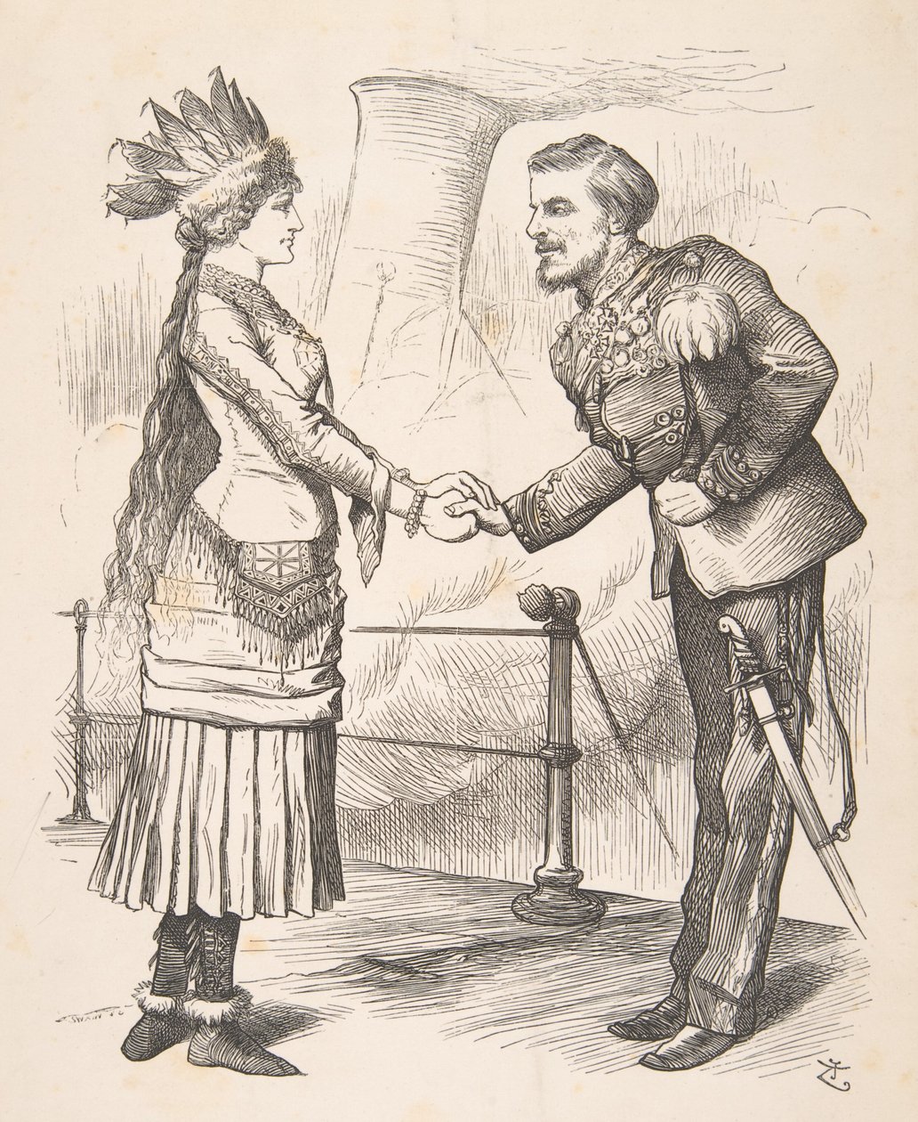 The Best of Friends Must Part Punch, September 28, 1878 by John Tenniel