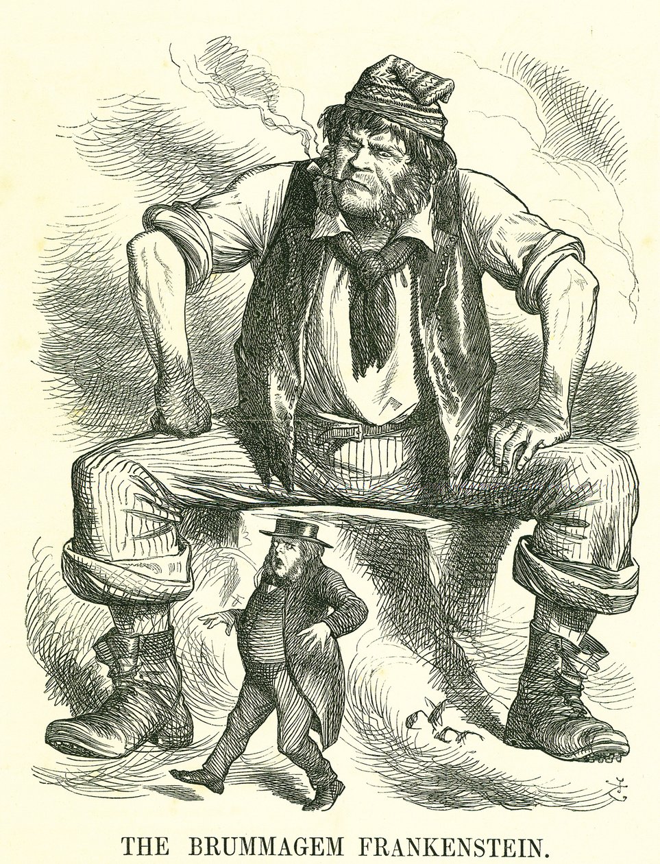 The Brummagem Frankenstein: Reform of Parliament by John Tenniel