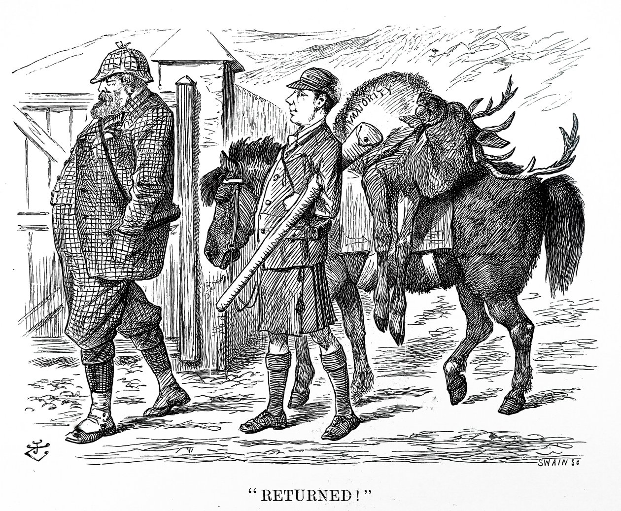 The Khaki Election by John Tenniel