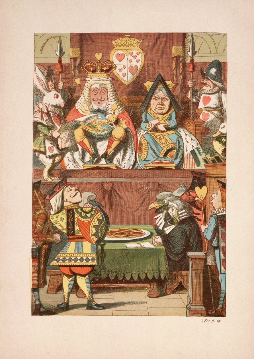 The Trial of the Knave of Hearts, from Alice