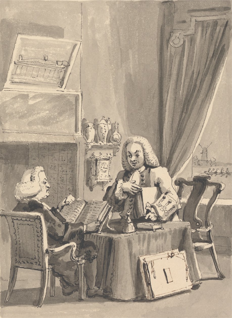 Hogarth Solicits His Patron Bishop Hoadley to Look Over His MS. 