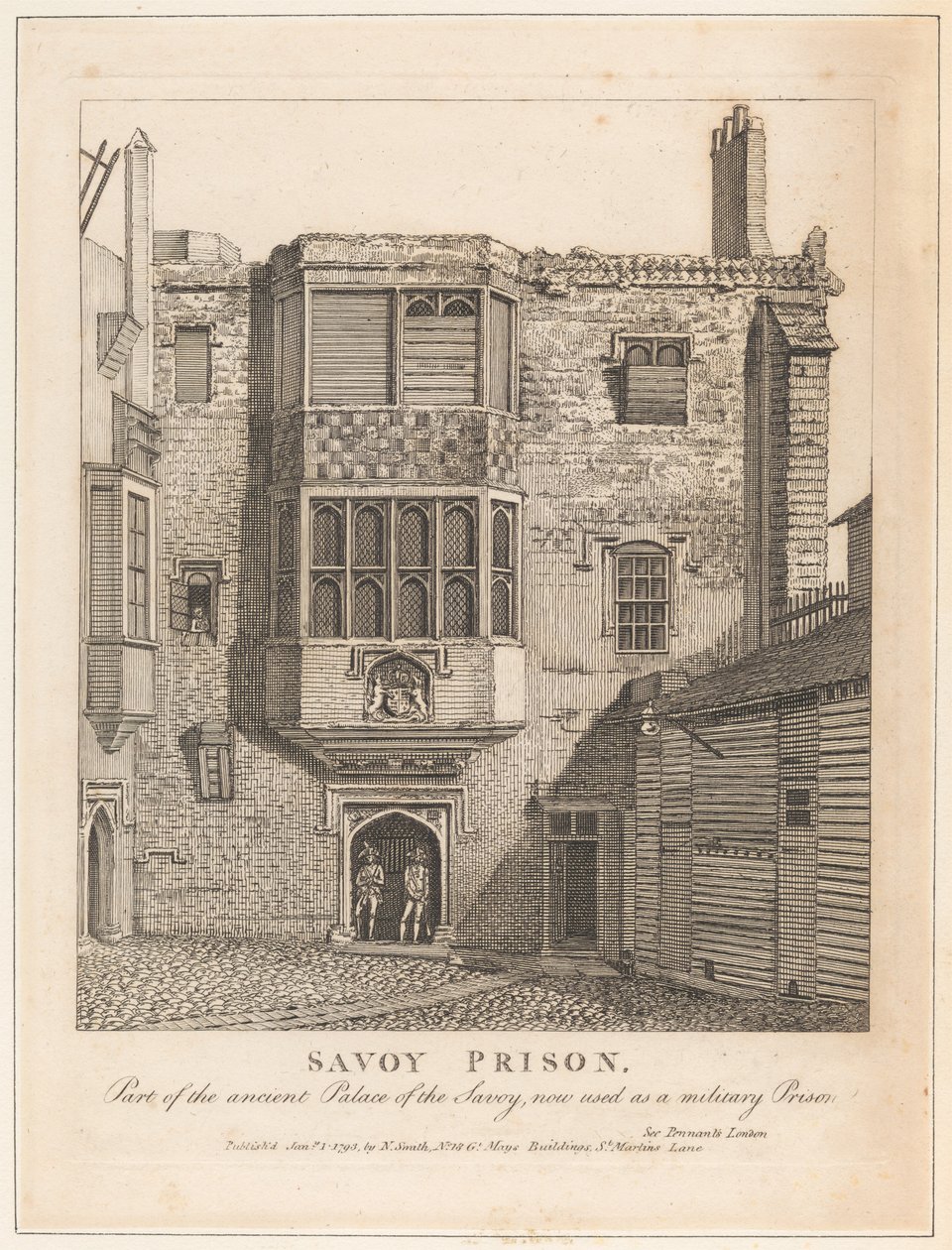 Savoy Prison by John Thomas Smith