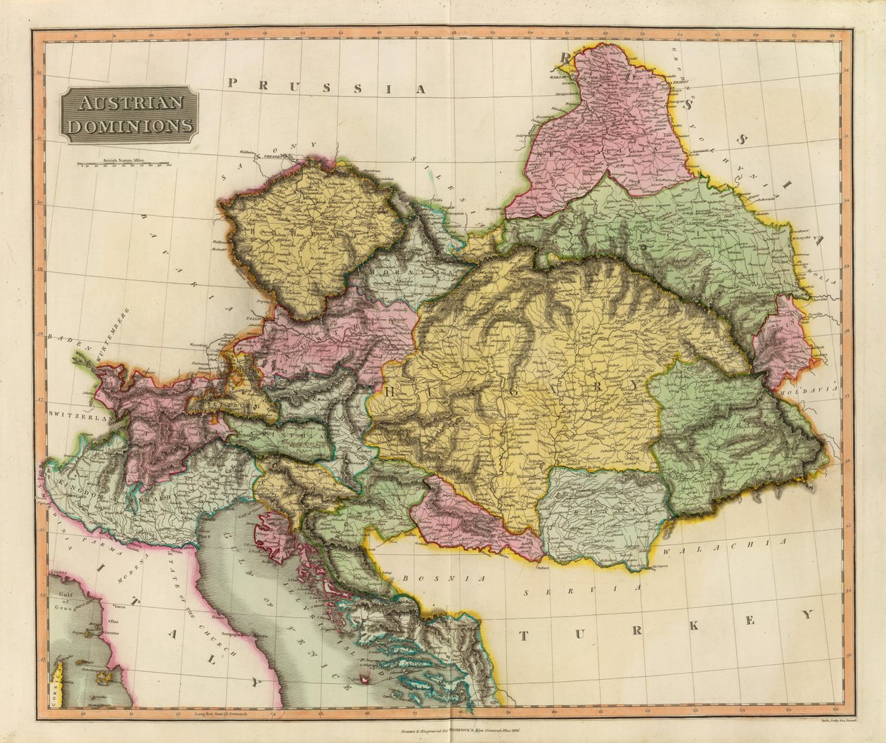 Austrian Dominions (Thomson, 1816) by John Thomson