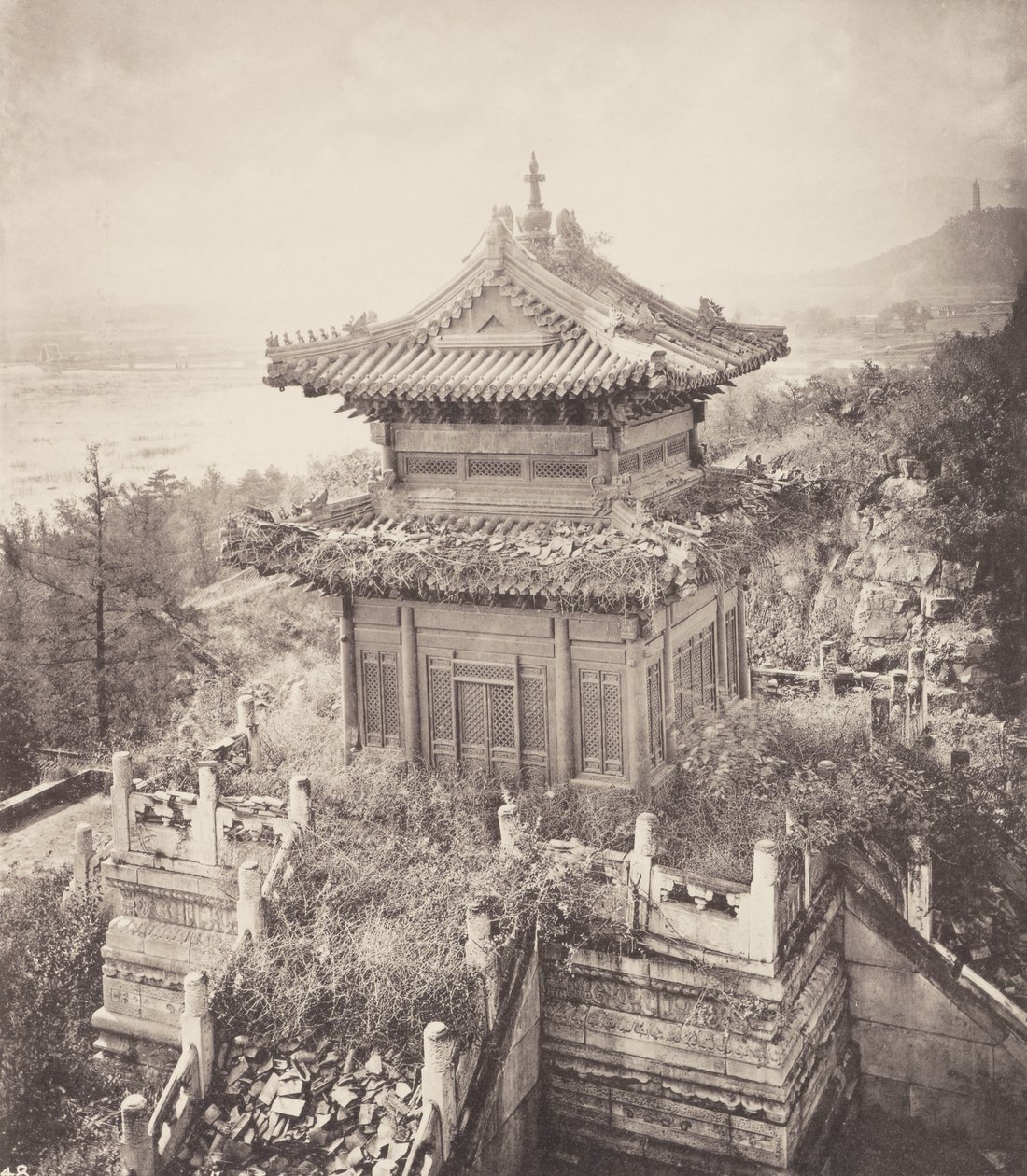 Bronze Temple, Wan-Show-Shan by John Thomson