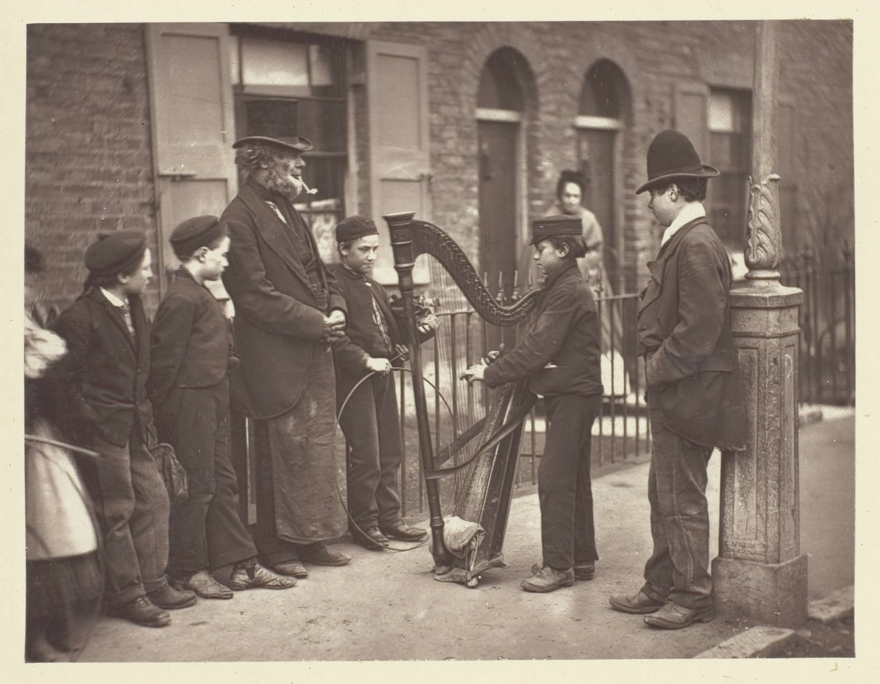 Italian Street Musicians, 1881 by John Thomson