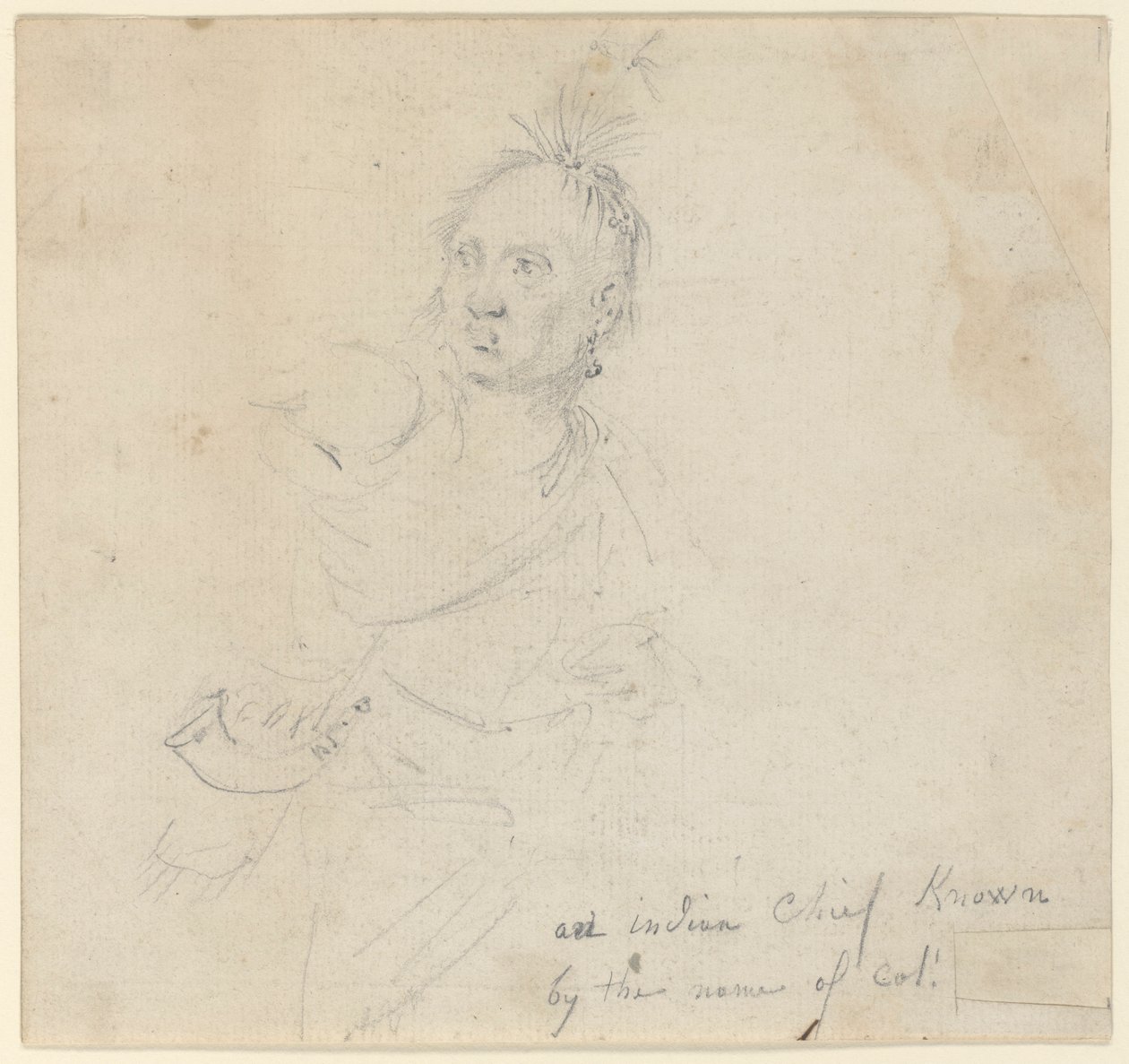 Captain Joseph Lewis of Louis, of the Oneida Indians by John Trumbull
