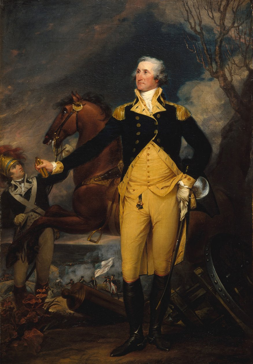 George Washington before the Battle of Trenton, ca. 1792-94 by John Trumbull