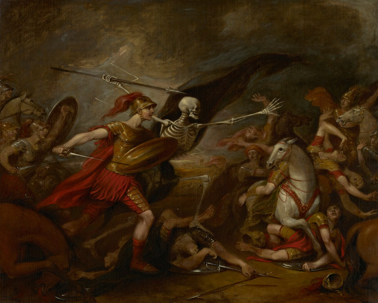 Joshua at the Battle of Ai - Attended by Death by John Trumbull