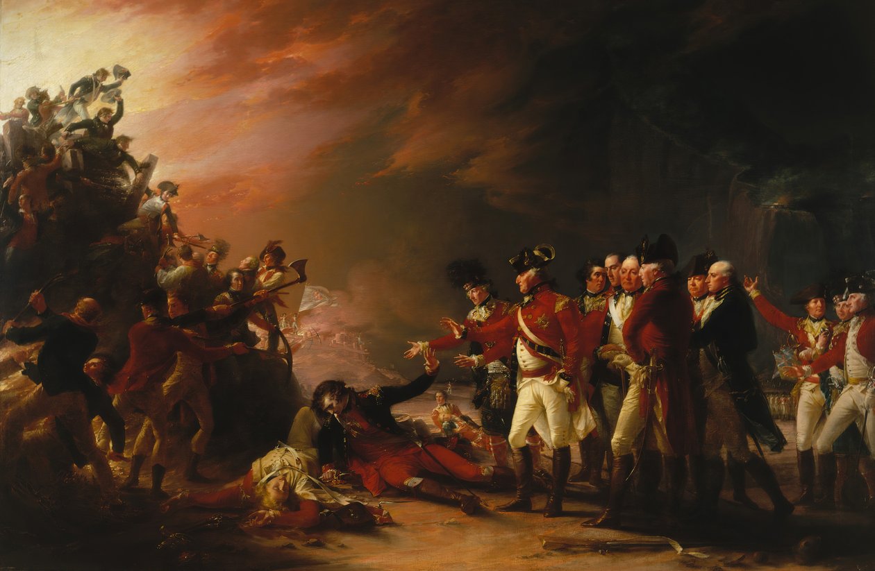 The Sortie Made by the Garrison of Gibraltar by John Trumbull