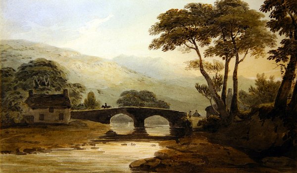 Baddgelert Bridge by John Varley