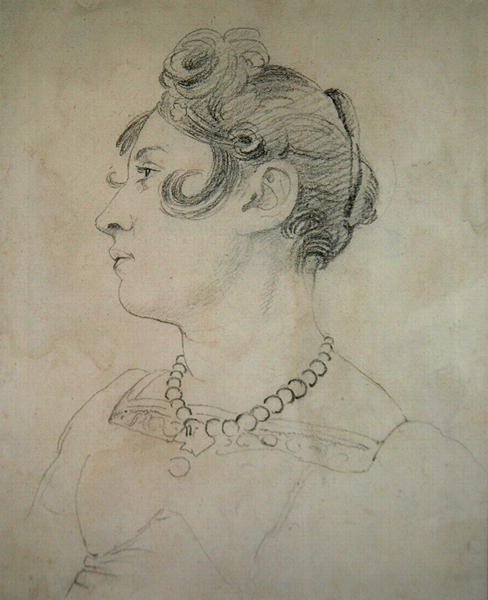Portrait of Matilda Lowry by John Varley