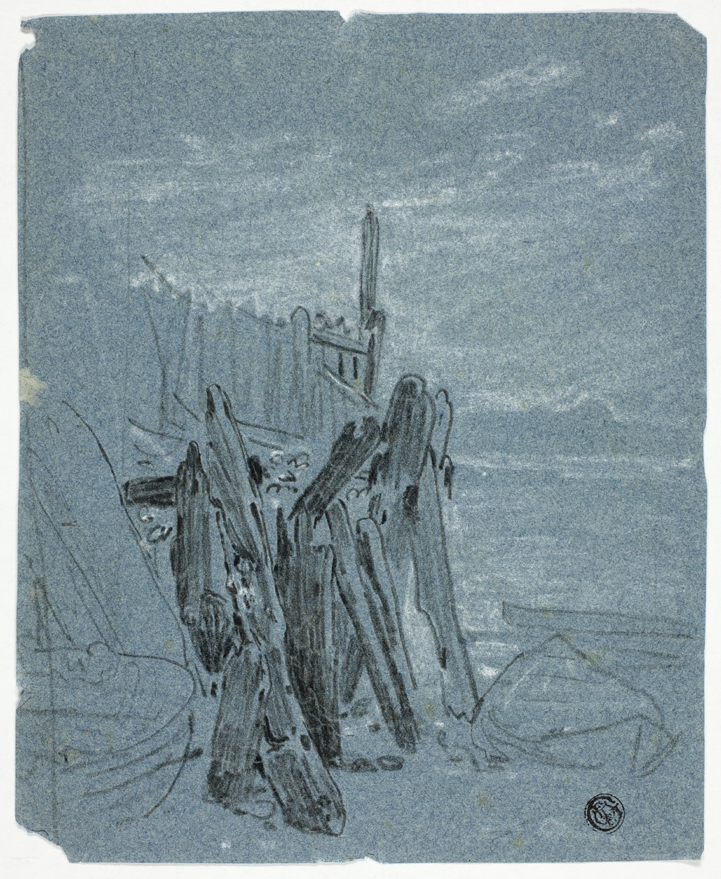 Stockade Near Shore by John Varley