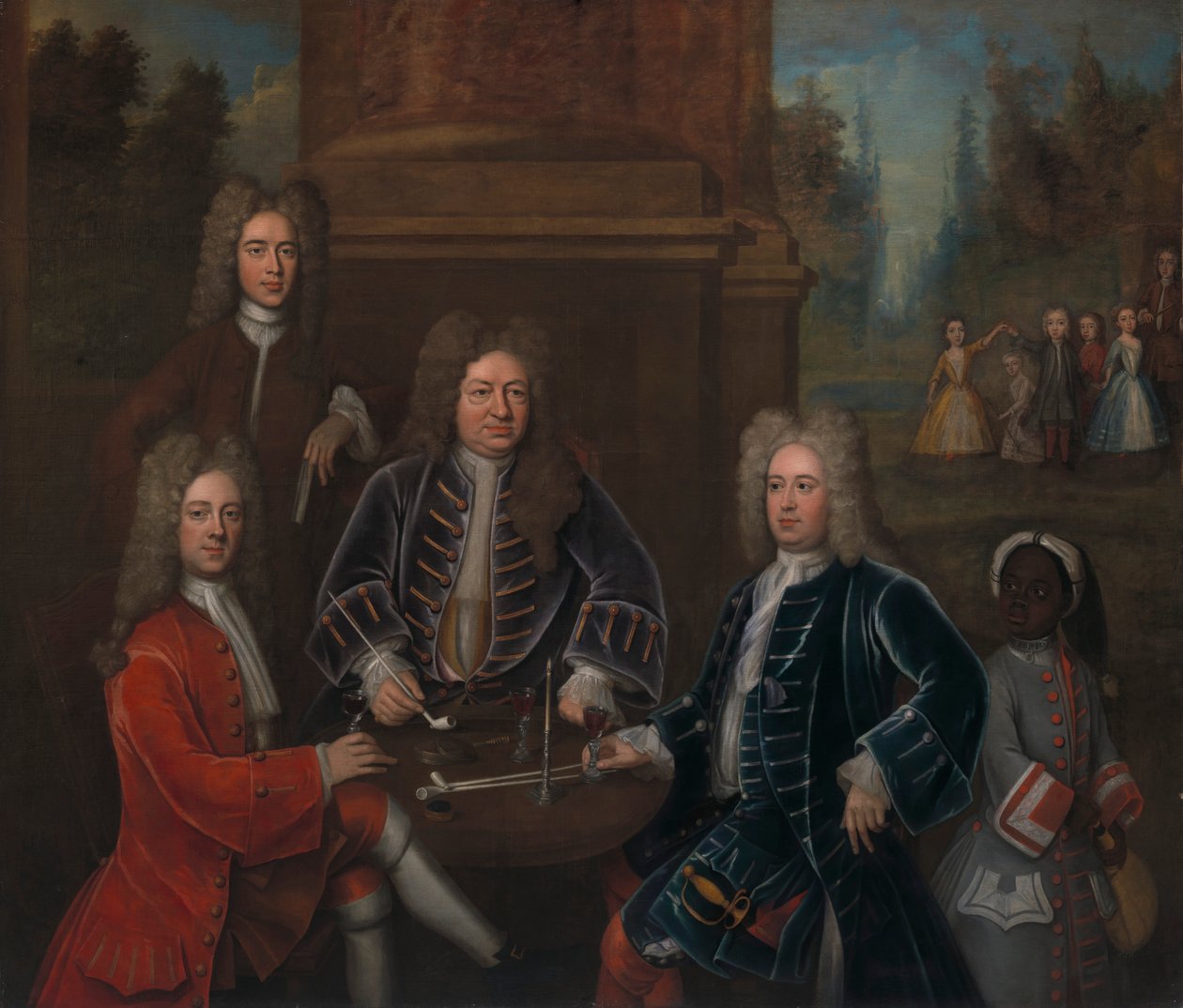 Elihu Yale with Members of his Family and an Enslaved Child by John Verelst