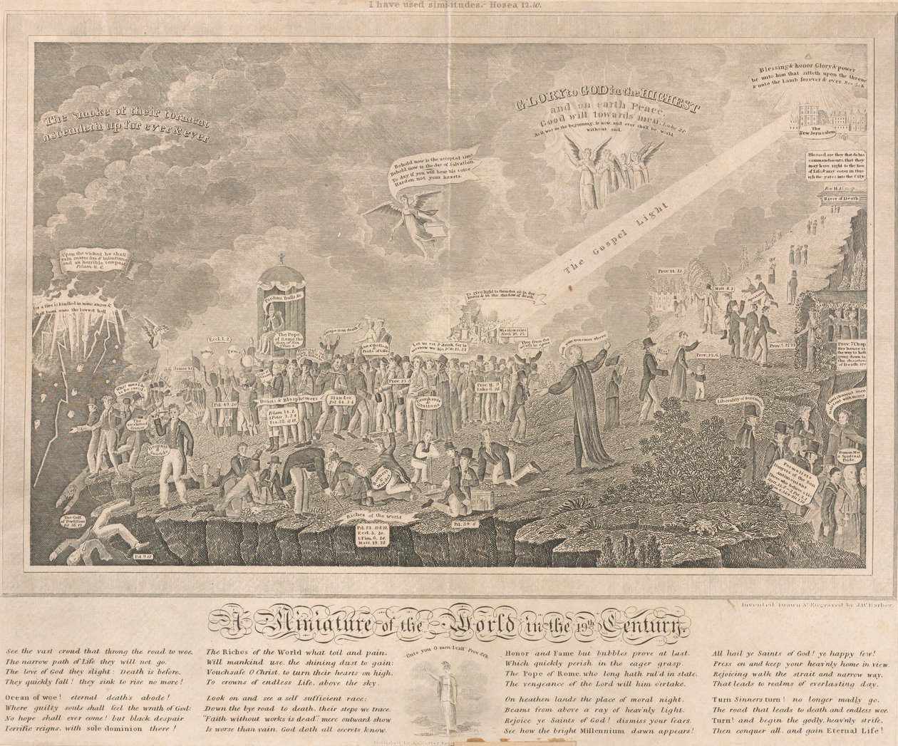 A Miniature of the World in the 19th Century by John Warner Barber