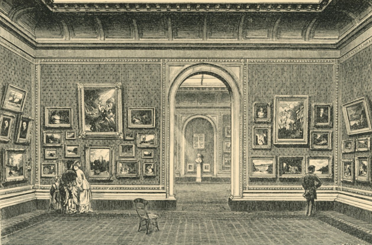 The Sheepshanks Gallery, South Kensington Museum, c1860s by John Watkins