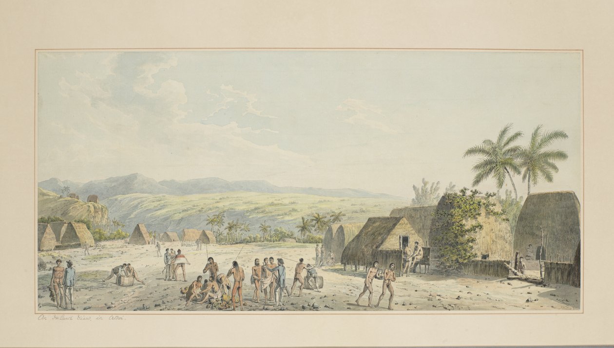 An Inland View, on Atooi, from a Series of Watercolours Illustrating Captain Cook