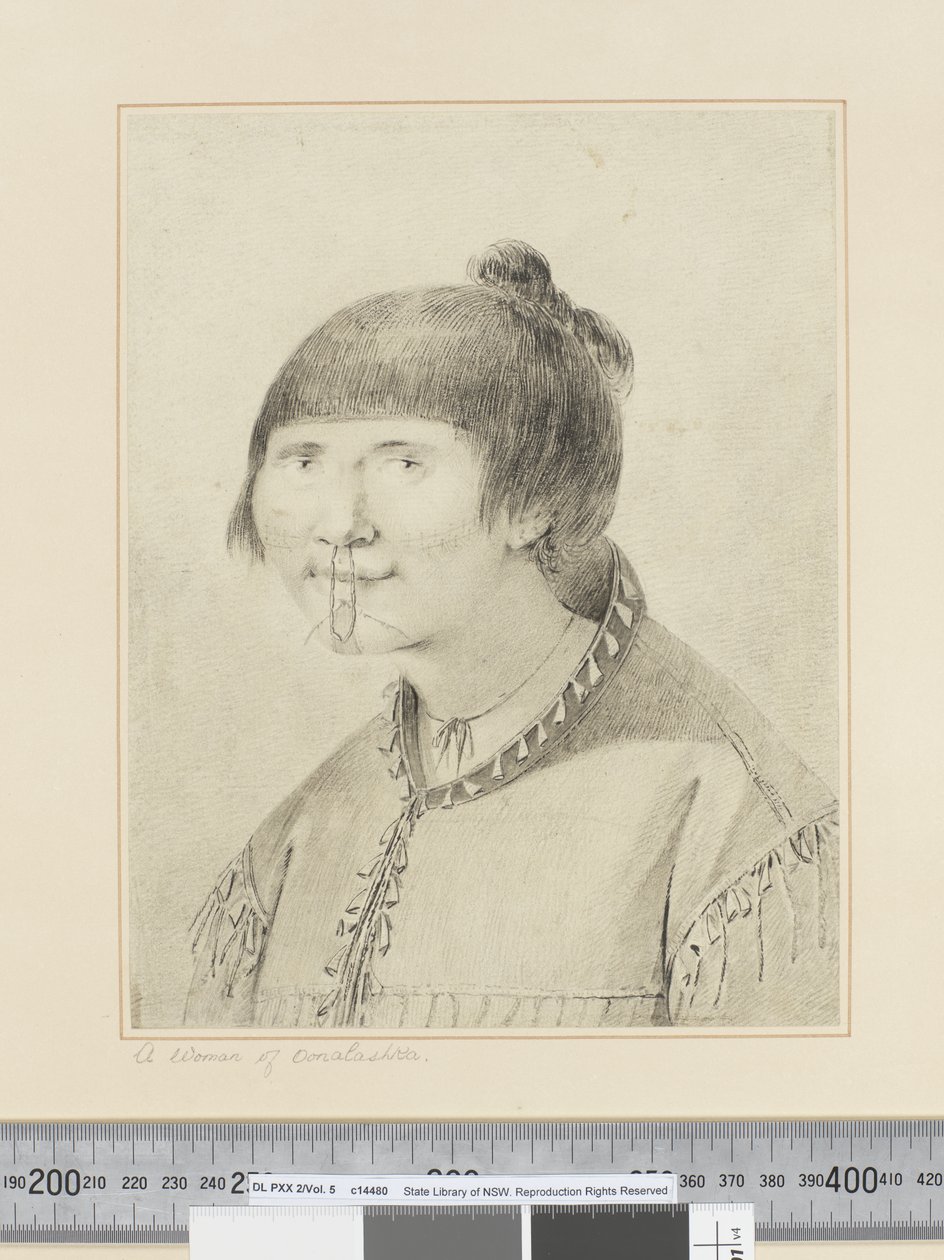 A Woman of Oonalashka by John Webber
