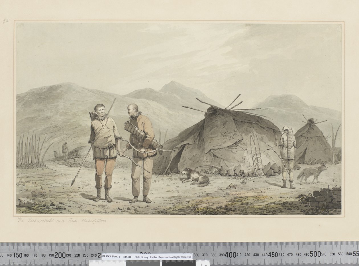 The Tschuktschi and Their Habitations, c.1773-84 by John Webber