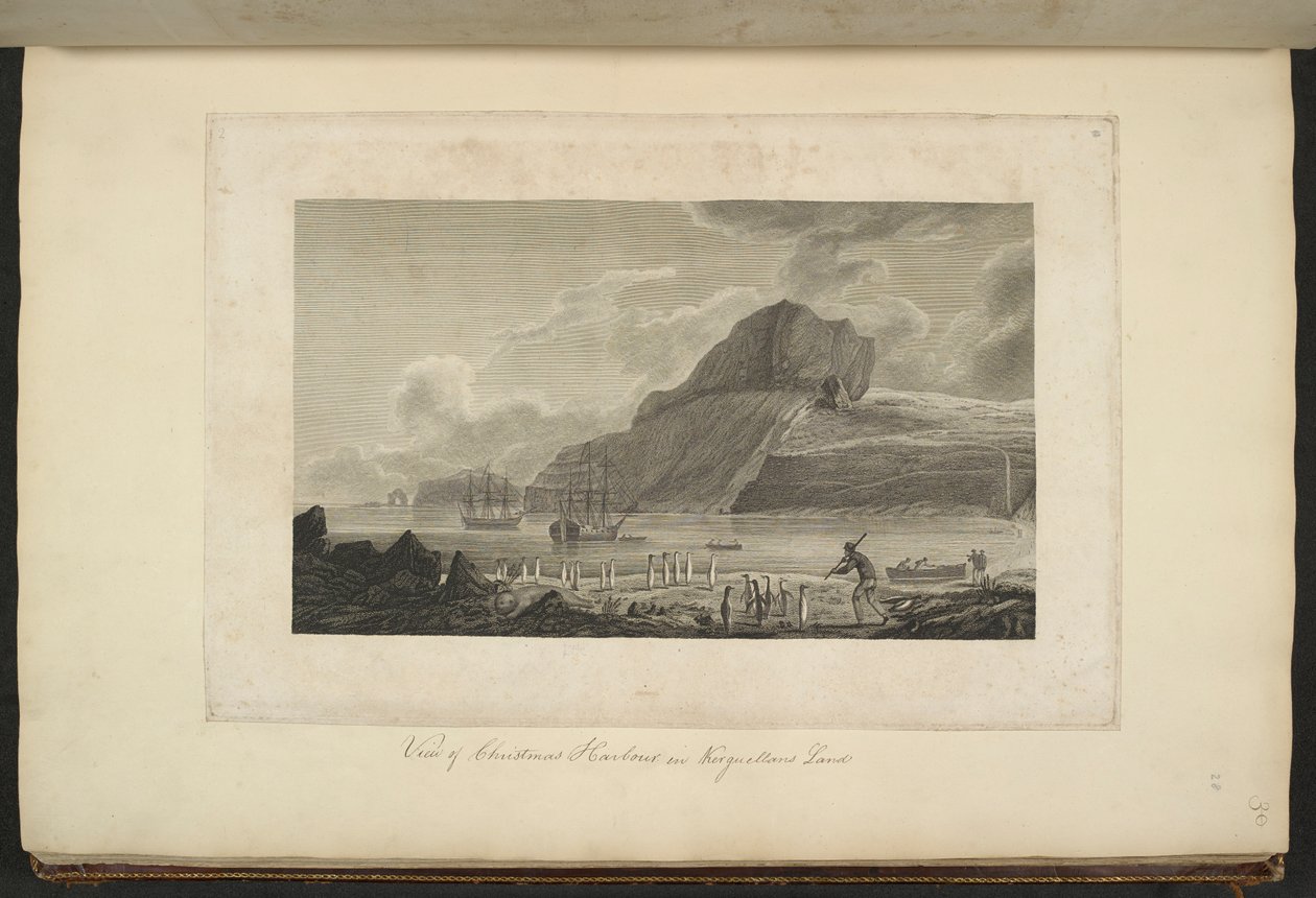 View of Christmas Harbour in Kerguelen
